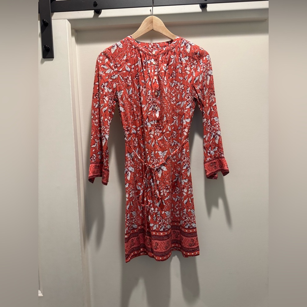 Ann Taylor LOFT Floral Tie Dress